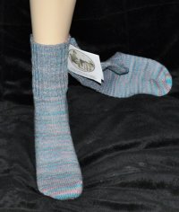 Socks - Superwash Merino Fingering Weight Wool (Myst)