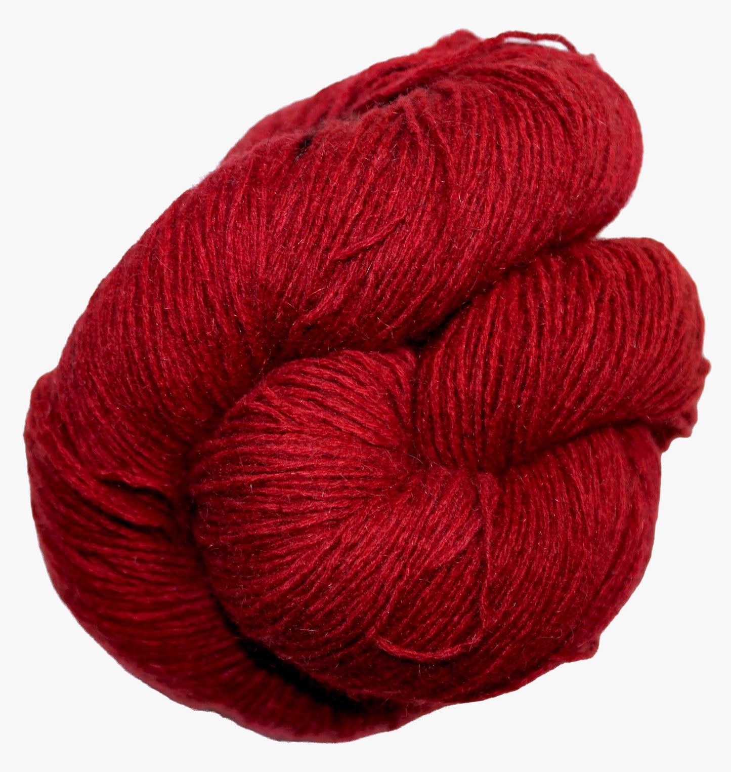 New Zealand Possum Yarn - Hand Dyed Cranberry