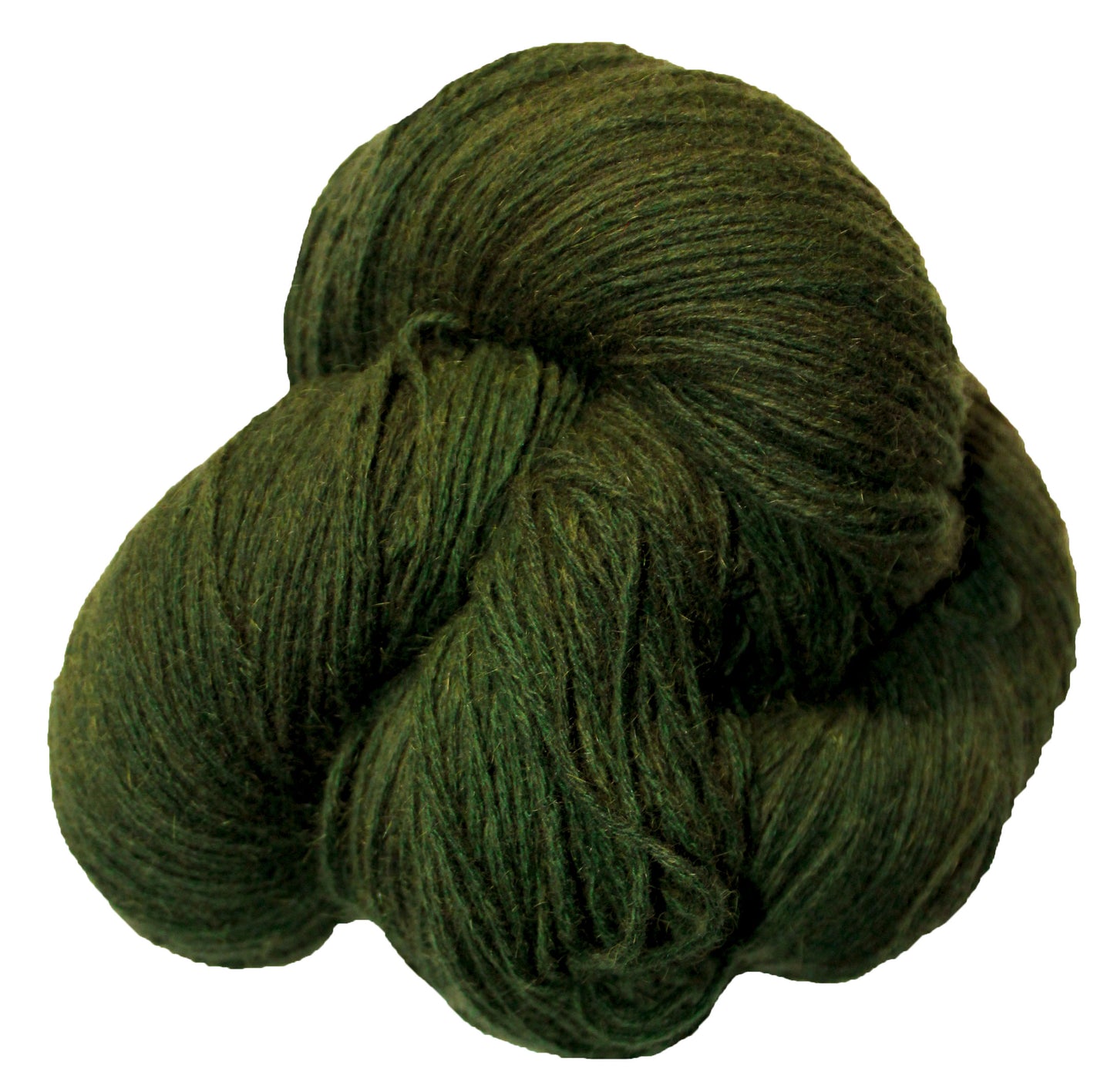New Zealand Possum Yarn - Hand Dyed Dark Olive