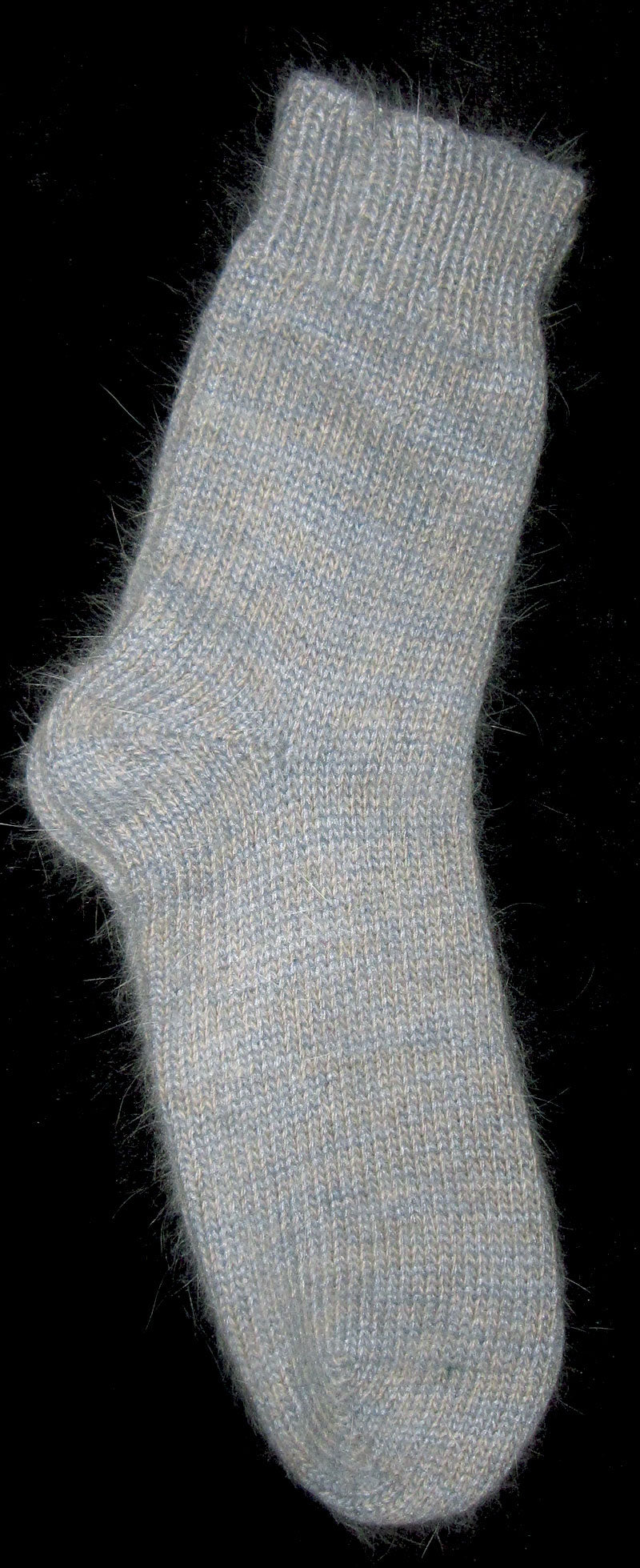 Socks - Blue Angora, Merino, New Zealand Possum, and Nylon