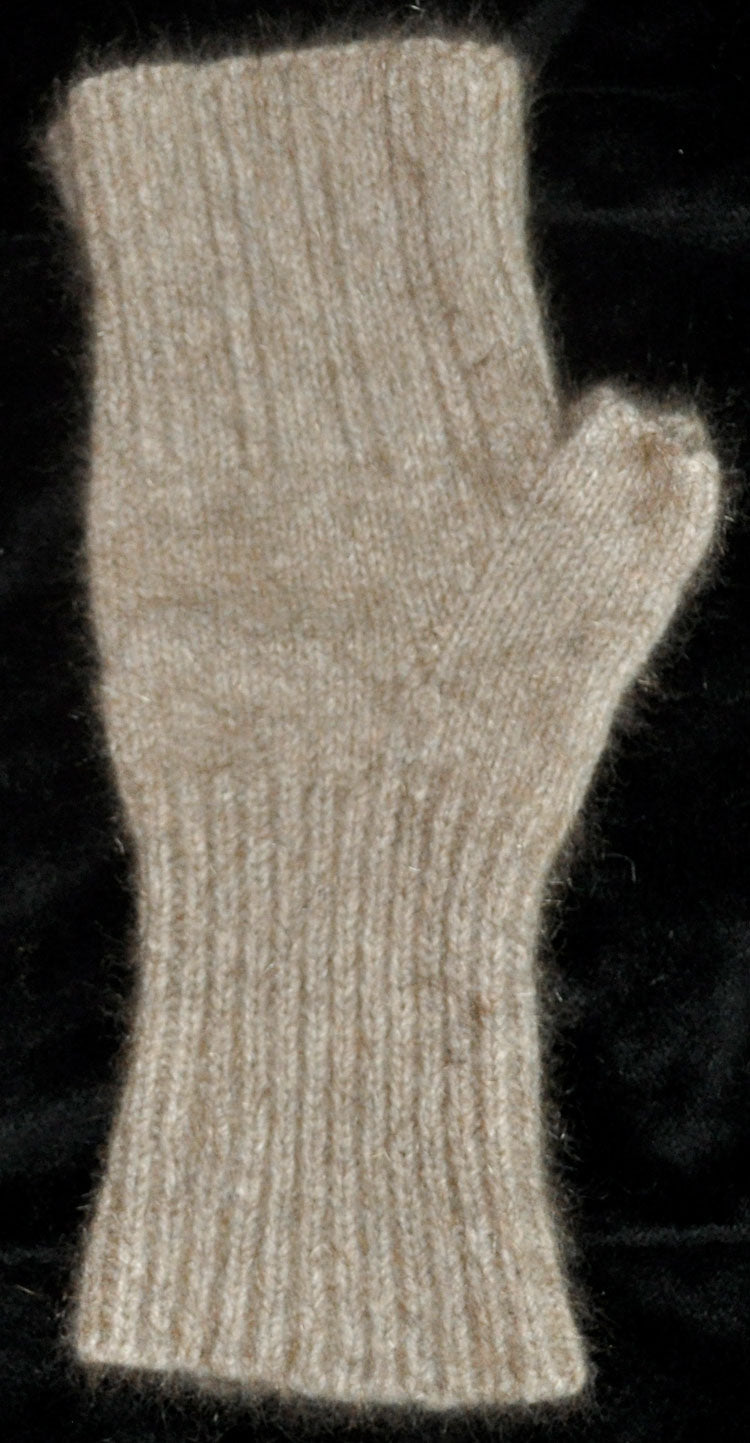 Fingerless Mitts - Merino Wool, NZ Possum, Silk, and Nylon