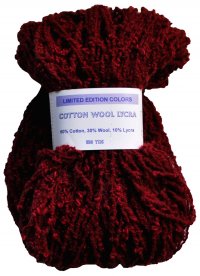 Cotton Wool Lycra - Scarlet