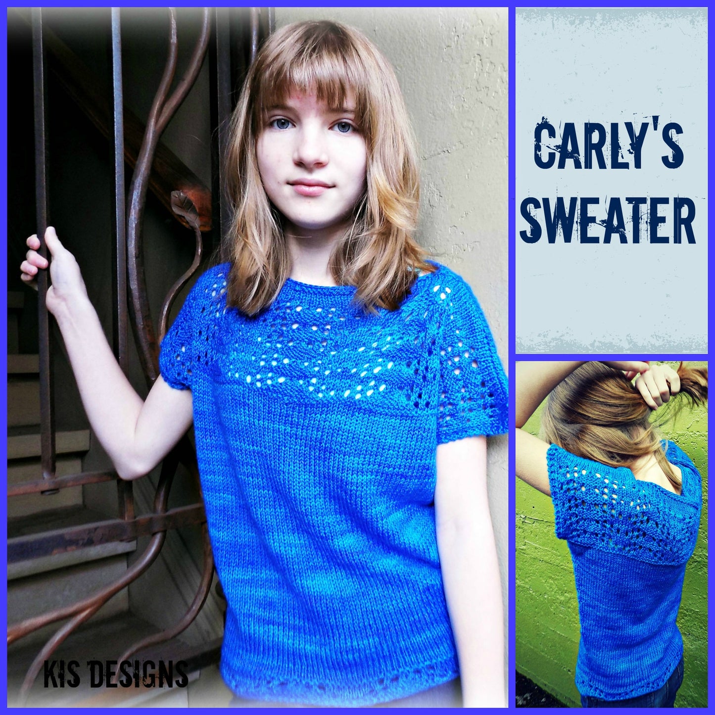 Hand Knit Patterns - Sweaters - Carly's Sweater