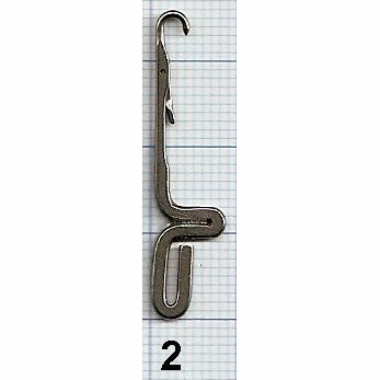 Sock Machine Needles - Large Hook Auto Knitter, Legare Ribber Needles - 12 Gauge