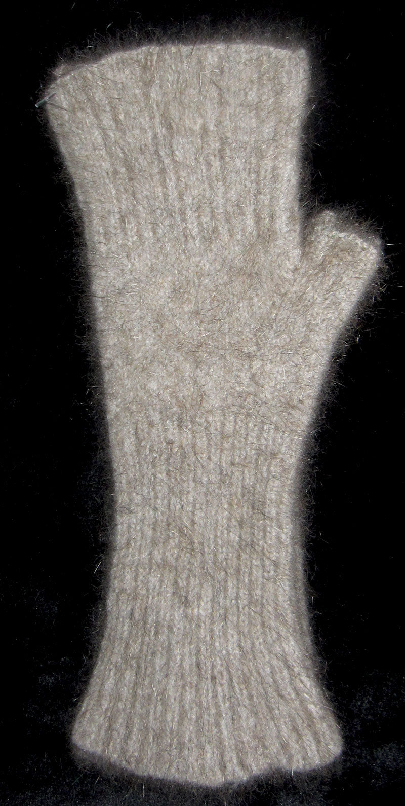 Fingerless Mitts - Merino Wool, NZ Possum, and Silk - Small