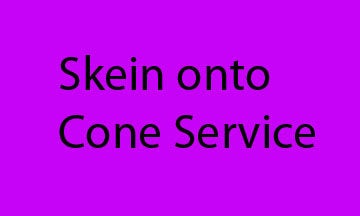 Skein winding onto Cone Service