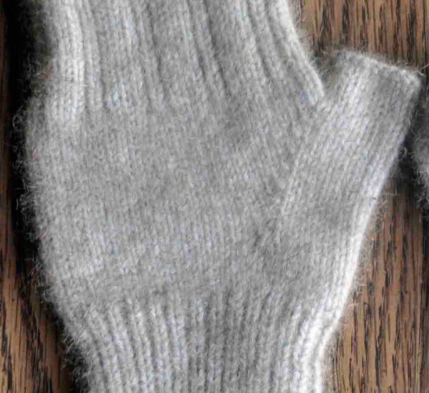 Fingerless Mitts - Merino Wool, NZ Possum, and Silk